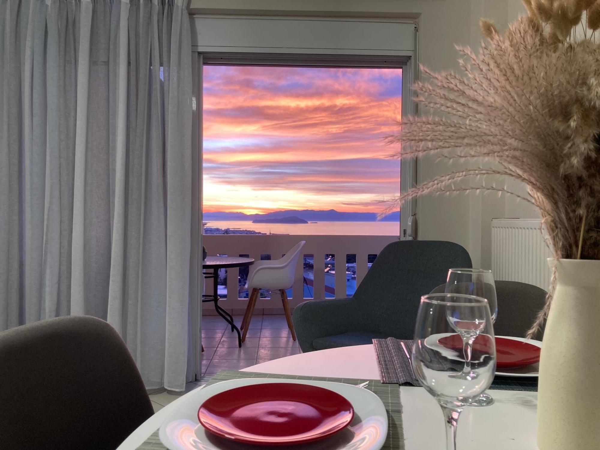 Stephanie'S Place - Charming Apartment With Sea View 하니아 외부 사진